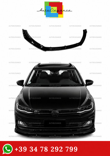 Splitter anteriore nero - anteriore,