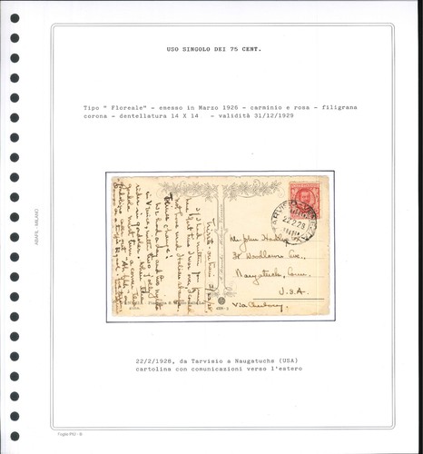 Storia postale selezione - storia, di
