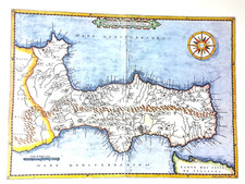Antiche mappe Italiane stampa , mappa provincia di Calabria Ultra