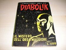 DIABOLIK ORIGINALE 1a EDIZIONE