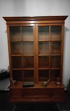 Elegante Vetrina Antica in Rovere - Inizio Novecento