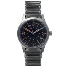 MWC A-17 U.S 1950 Automatico Acciaio Nero Bonklip Zaffiro Militare Orologio Uomo
