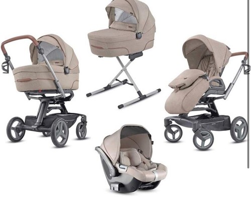 Trio inglesina quad - beige, con
