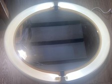 Specchio ellittico retroilluminato Allibert  anni ‘70 **RARO**