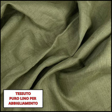 TESSUTO 100% PURO LINO PER