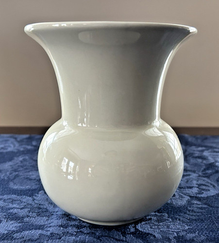 Vaso curvo vintage ceramica - vaso, in