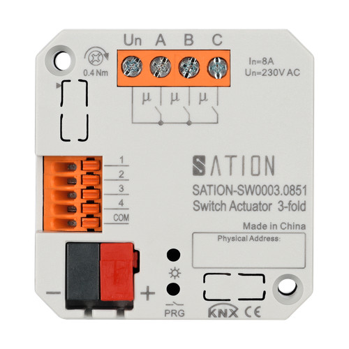 Attuatore knx scomparti - knx, 3