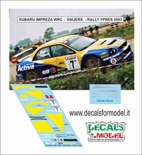 DECALS 1:43 SUBARU IMPREZA WRC