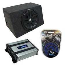 Autoradio Hatchback Sigillato Singolo 10" Kicker Comp C10 Sub Box HA-A400.1