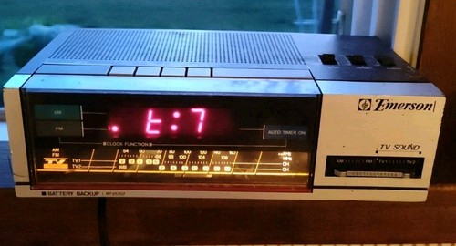 Radio orologio vintage emerson - radio,
