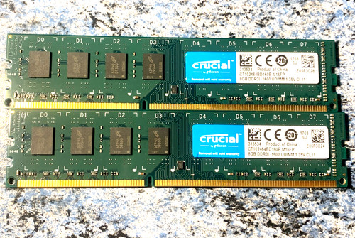 16gb 2x 8gb crucial - 8gb,