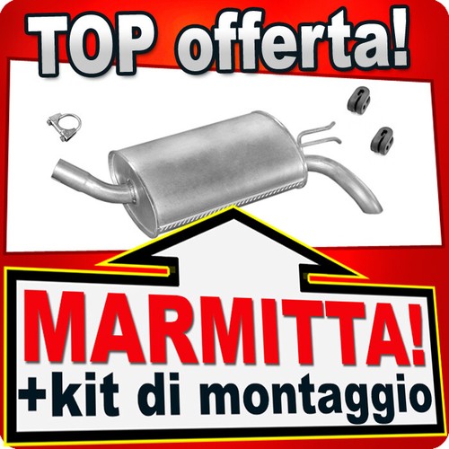 Silenziatore posteriore per - silenziatore,