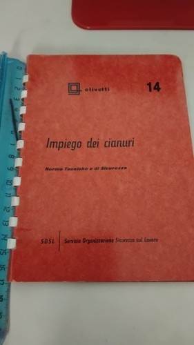 1965 olivetti raro manuale - 1965,