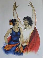 Giuliano Pini litografia