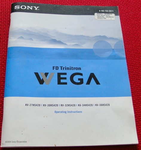 Sony trinitron wega - sony, tv