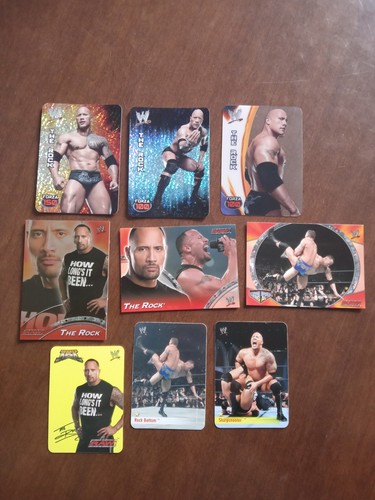 Cards wrestling the rock - wrestling,