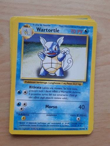 Wartortle carta pokémon - -,