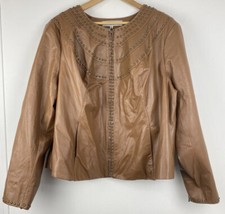 Bomber donna borchie pelle