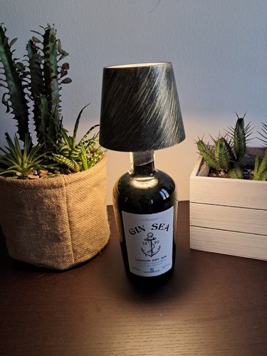Lampada bottiglia gin sea - bottiglia,