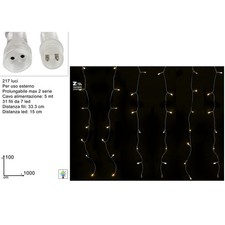 TENDA LUMINOSA 217 LED FLASH