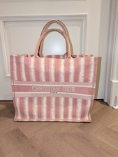 Borsa a libro Dior - tela rosa