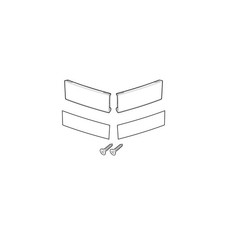 Ricambi Bauletto SHAD SET