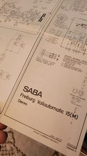 Manuale di istruzioni originale SABA Freiburg 15 stereo completamente automatico - radio a valvole