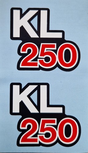 Kawasaki kl250 decalcomanie - kl250,