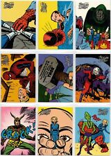 Skybox Marvel: The Silver Age 1998 scegli la carta base finisci il tuo set