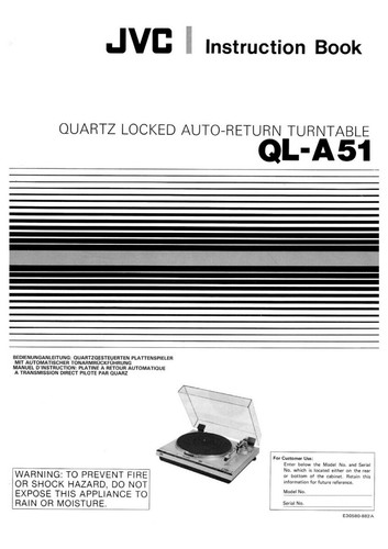 Jvc a51 giradischi - ql-a51,