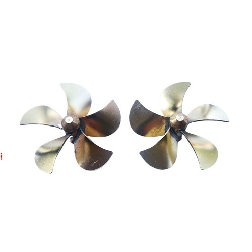 Paio eliche in ottone - 1,