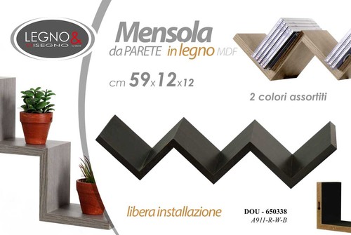Mensola zig zag scala - zag,