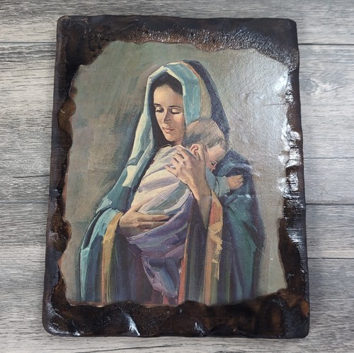 Quadro madonna bambino - e,
