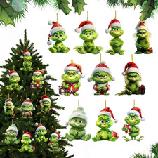 10 Pezzi Grinch Decorazione