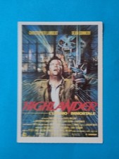 HIGHLANDER L' ULTIMO IMMORTALE - CARTOLINA MINI LOCANDINA CIAK - FILM CINEMA