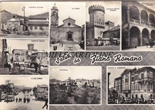 FIANO ROMANO:  saluti da -  varie vedute    1957