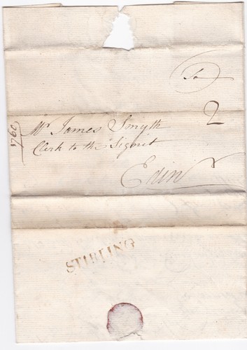 1760 stirling nome timbro - 1760, su