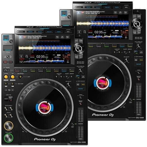 Coppia pioneer cdj 3000 dj - pioneer,