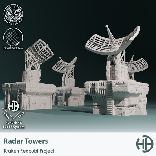 Set torri antenna radar - ,