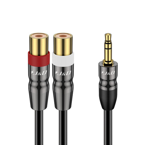 Cavo audio mm a doppio - audio, 3,5