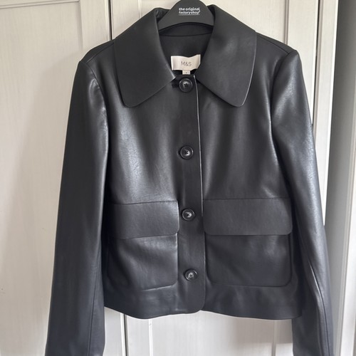 Giacca donna ecopelle nera - donna,