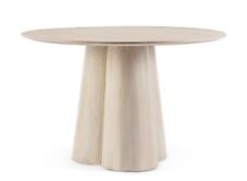 tavolo tondo ferro legno