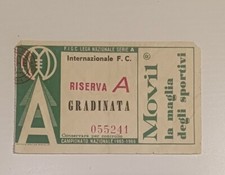 BIGLIETTO TICKET CALCIO INTER