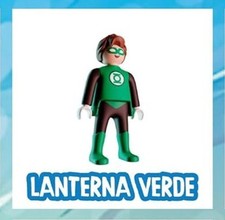 KINDER VC 294 DC PLAYMOBIL - LANTERNA VERDE + CARTINA  ITALIA 2025 #K1