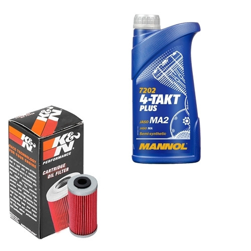 Kit filtro olio mannol - k&n,