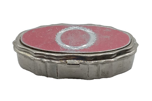 Portapillole vintage rosa