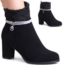 Stivaletti Da Donna In Velluto Con Glitter Stivaletti Corti Ankle Boots Punta