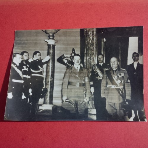 Photo hitler mussolini - hitler, wwii