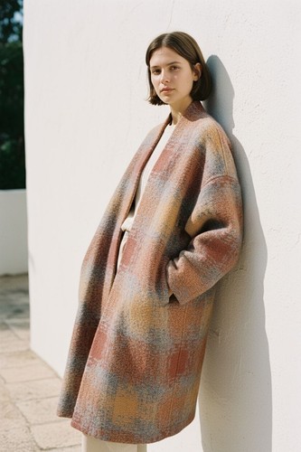 Cappotto donna lana senza