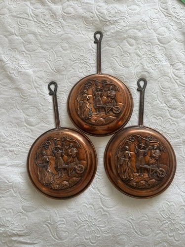 Set padelle rame vintage - padelle,